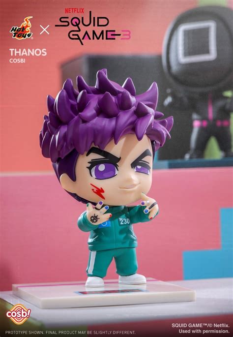 Hot Toys Cosbi Bobble Head Collection Cbx Netflix Squid Game Series Original Box Of