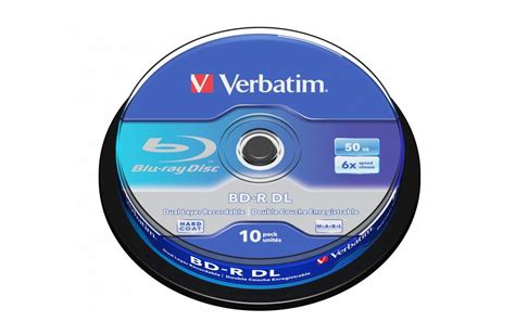 Disc Blu Ray Verbatim Bd R Dl 50 Gb 6x 43746