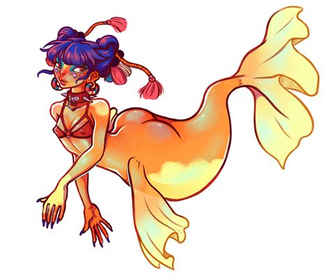 Goldfish Mermaid By Ghosthart Hentai Foundry