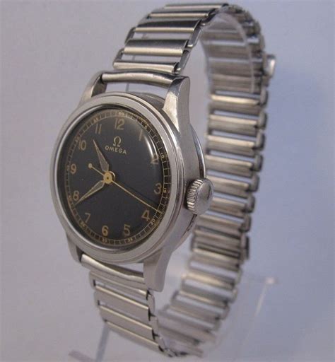 Rolex Collectible Gay Frères Bamboo Military SSteel Bracelet 16mm BubbleBack OMEGA IWC Jaeger