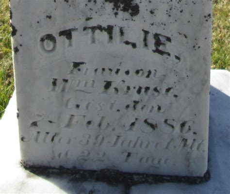 Ottilie Adeline Pottratz Kruse Find A Grave Memorial