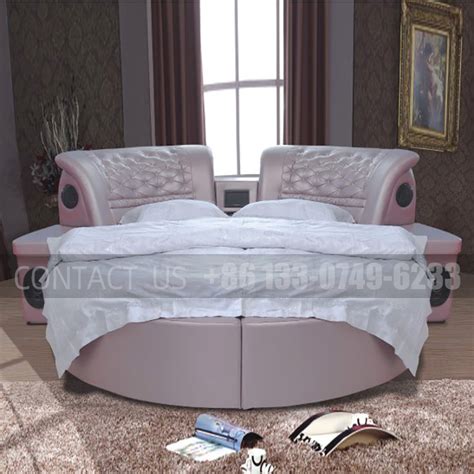 Direct Deal Kingsize Sex Round Bed For Theme Hotel And Private Round Bed And Bed