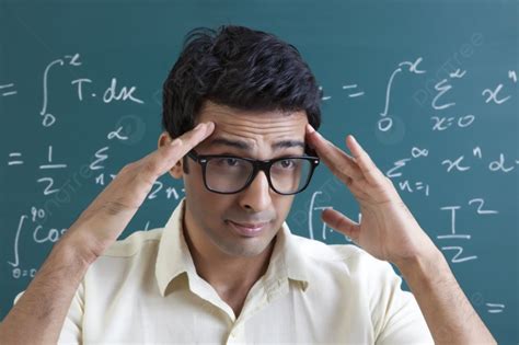 thinking college student