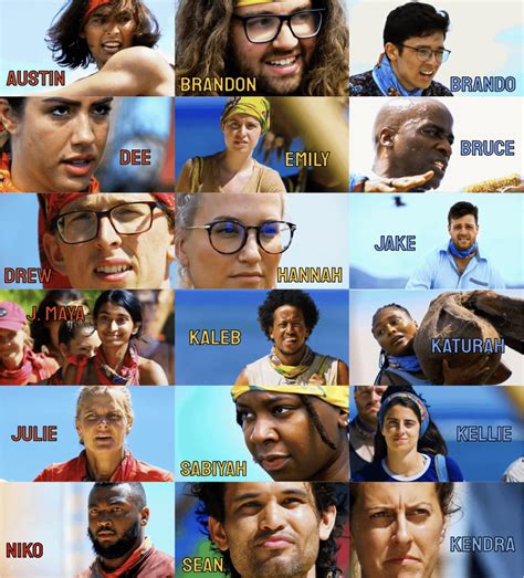 Cast Of Survivor 45 From Promo Rsurvivor