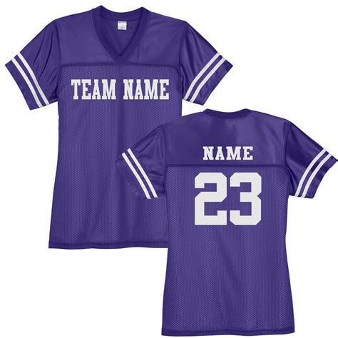 Create Your Own Ladies Football Jersey - Personalized Spiritwear