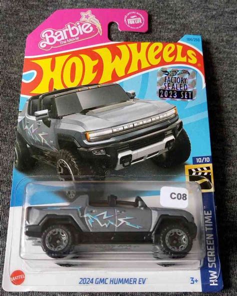 Jual Hot Wheels 2024 GMC Hummer EV HW Screen Time Barbie The Movie Factory Sealed Grey Di