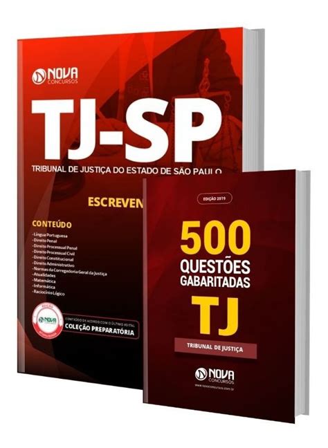 Kit Apostila Tj Sp Escrevente Livro De Quest Es Mercado Livre