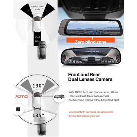 70mai Rearview Dash Cam Wide | Innovink Solutions