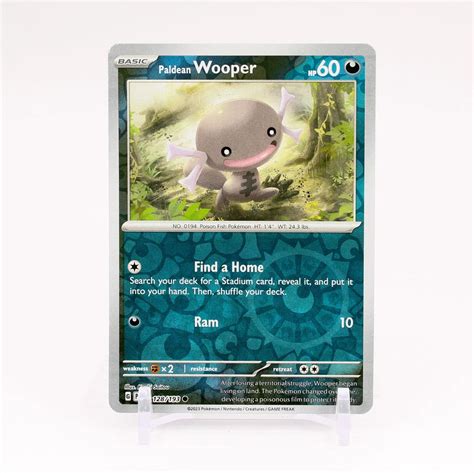 Paldean Wooper Reverse Holo Prices Pokemon Paldea Evolved