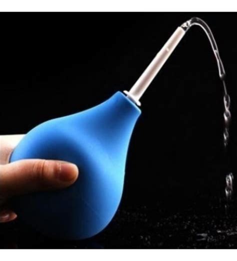 Pretty Love Double Douche Anal Temizlik Kaliteli Anüs Temizleme Pompası Mavi