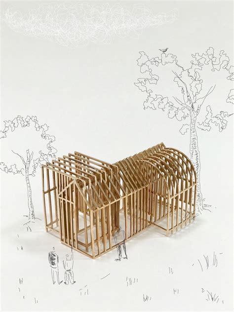 Architects Independent: Mini-Architecture Model - the Converging Pavilion