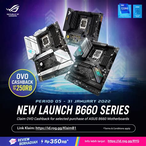 ASUS Event -New Launch! B660 Series Motherboards Promo