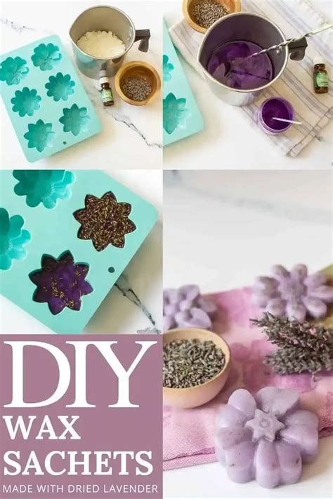 How To Make Fragrant Wax Sachets With Dried Lavender Flowers Scented
