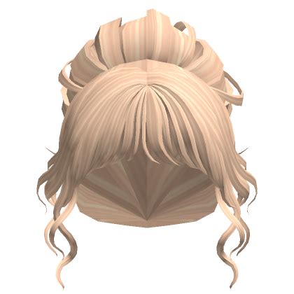 Flower Messy Bun Blonde Roblox