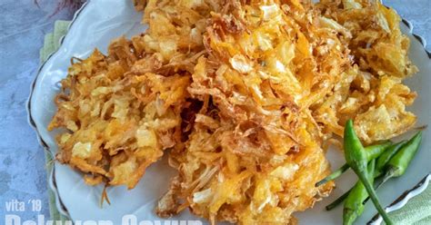 resep bakwan sayur renyah  gurih oleh vita jaurina cookpad