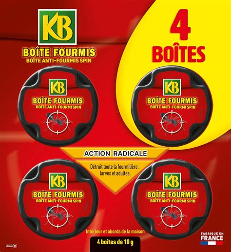 Kb Kfoub Anti Fourmis Bo Tes App T X D Truit Durablement Et En