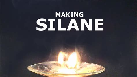 Making Silane A Self Igniting Gas YouTube