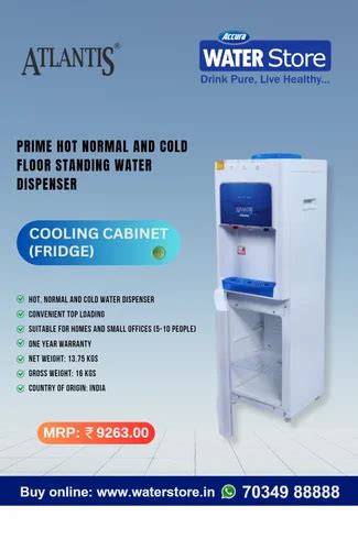 Atlantis Prime Hot Normal Cold Floor Standing Water Dispenser At Rs 9263 Water Dispenser In
