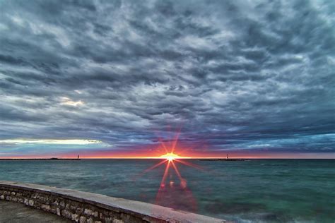 Sunset On Croatian Seascape Photograph By Vivida Photo PC Fine Art