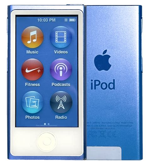 Refurbished Apple Ipod Nano 7th Generation 16gb Royal Blue Mkn02lla A