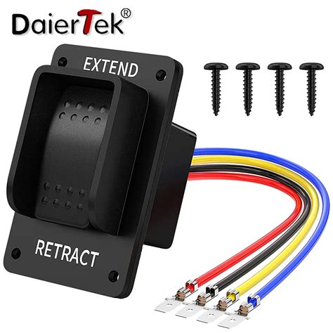 DaierTek Interruptor Basculante De Polaridad Inversa 12V DPDT Moment