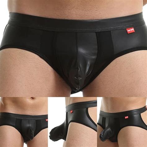 SLIPS CULOTTE LINGERIE Culotte Culotte Culotte Jock Cuir Sangle Pu EUR 9 94 PicClick FR