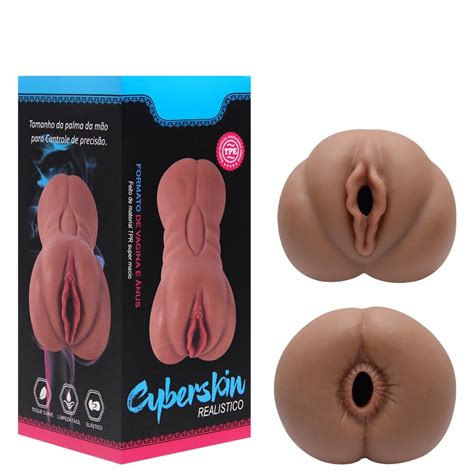 Masturbador Cyberskin Vagina E ânus Sexy Import Gall