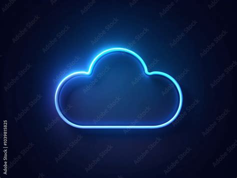 animated cloud outline  modern ui design   quality stock