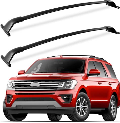 KINGGERI 220lbs Roof Racks Cross Bars Fit For Ford Expedition Max