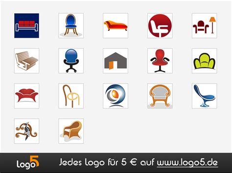 Innenausstattung und Möbel Logos - logo5.de