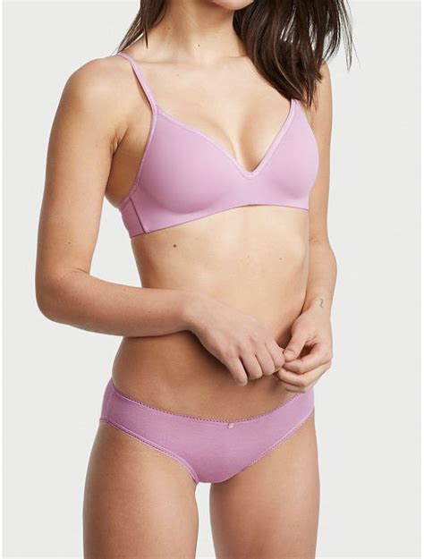 Бавовняні Трусики Бікіні Victoria s Secret 100 Cotton Bikini Panty купити She Loves It