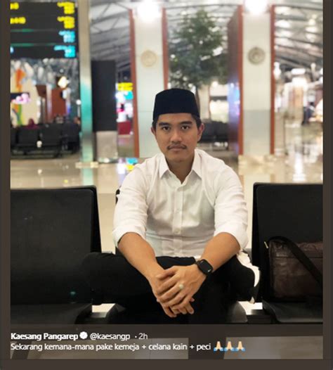 kaesang pangarep ubah penampilan  jokowi tagar