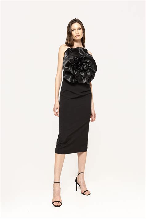 Floral Appliqué Midi Dress Rs15500 Nissa