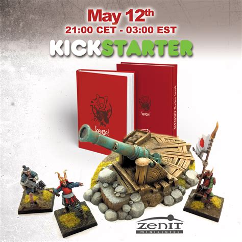 Zenit Miniatures Kensei Kickstarter Begins May 12th Ontabletop