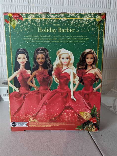 Barbie Signature Holiday Doll With Blonde Hair Best Etsy