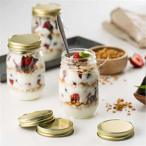 24 Packs Mason Jar Lids Regular Mouth Leak Proof Secure Mason Solid