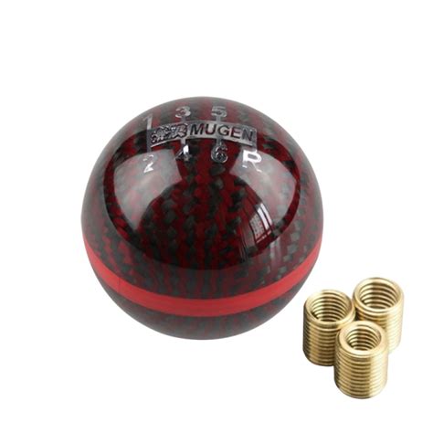 Honda Fk8 R Kevlar Red Weighted Shift Knob Premium Deutschcarbon