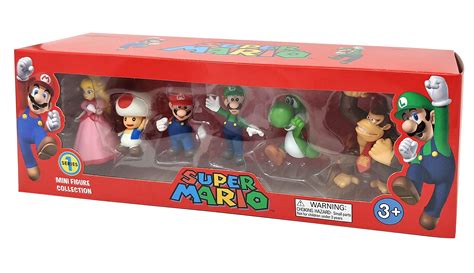 Buy Super Mario Cake Toppers And Action Figures 6 Pcs Limited Edition