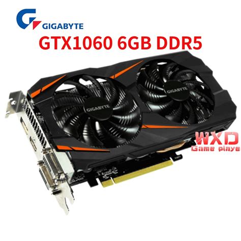 GIGABYTE GeForce GTX 1060 3G 5G 6G 8008MHz GDDR5 6pin 160bit 192bit ...