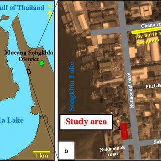 a The location of Songkhla province and Songkhla Lake in Southern... | Download Scientific Diagram