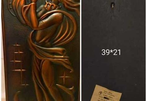 Панно-чеканка"зима" с этикеткой, временСССР1980г Москва | Другое ...