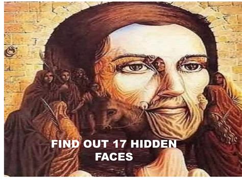 Find out hidden faces (illusion) | PPT