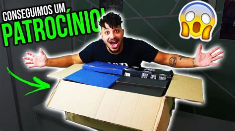 Agora Somos Patrocinados Maior Unboxing Do Canal Youtube