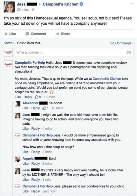 Homophobe Who Didn T Like Soup Company S Gay Dads Advert Just Got Owned Attitude
