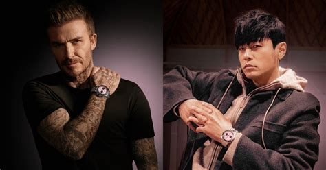 Beckham And Chou Sport The Tudor Black Bay Chrono Pink