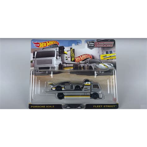 Jual Hot Wheels Porsche Fleet Street Team Transport Legends Tour Premium Shopee Indonesia