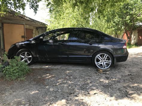 Новые борзые тапки.Диски с Акорда на цивик 4д. — Honda Civic 4D (8G), 1 ...