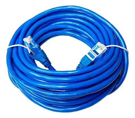 Cable Red 3 Mts Categoría Cat5 Utp Rj45 Ethernet Internet MercadoLibre