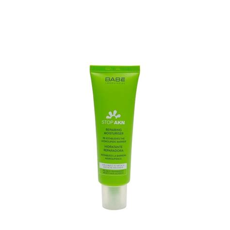 Відновлюючий зволожуючий пост акне крем Babe Laboratorios Repairing