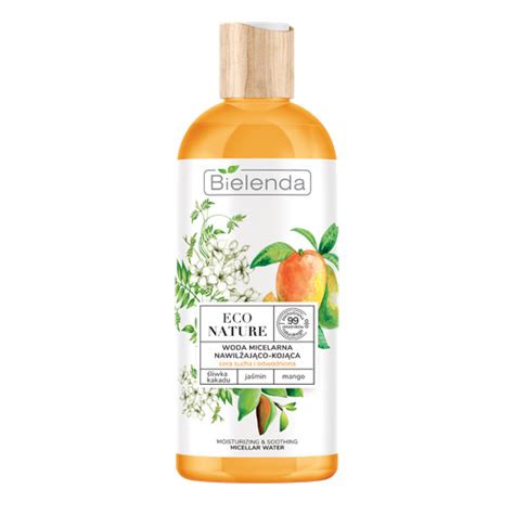 Мицеллярная вода Bielenda Eco Nature увлажняющая и успокаивающая ...